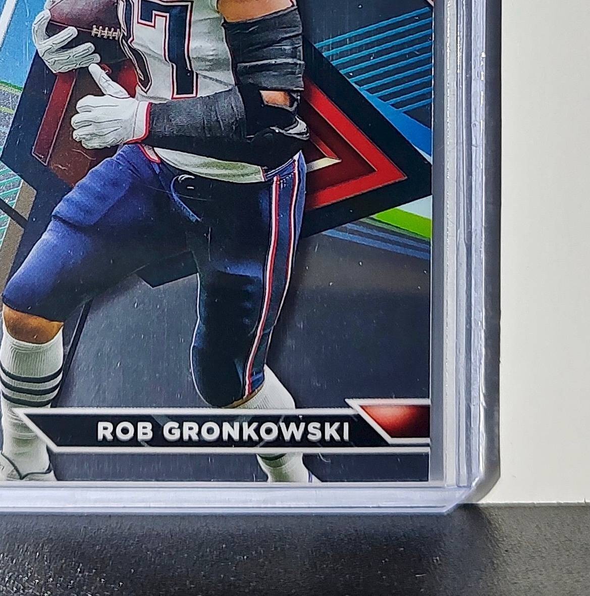 Rob Gronkowski 2023 Topps Finest NFL #213 Football Card New England Patriots