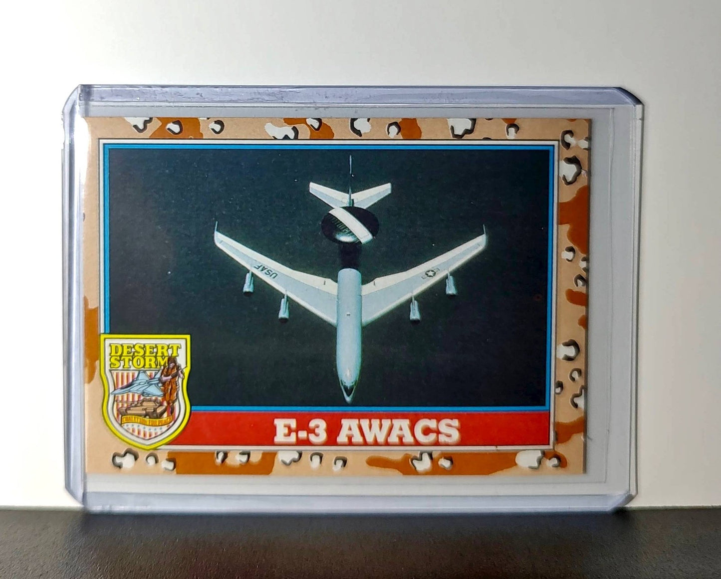 E-3 AWACS 1991 Topps Desert Storm #139 Card
