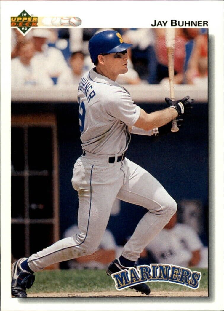 Jay Buhner 1992 Upper Deck MLB #441 Baseball Card Seattle Mariners