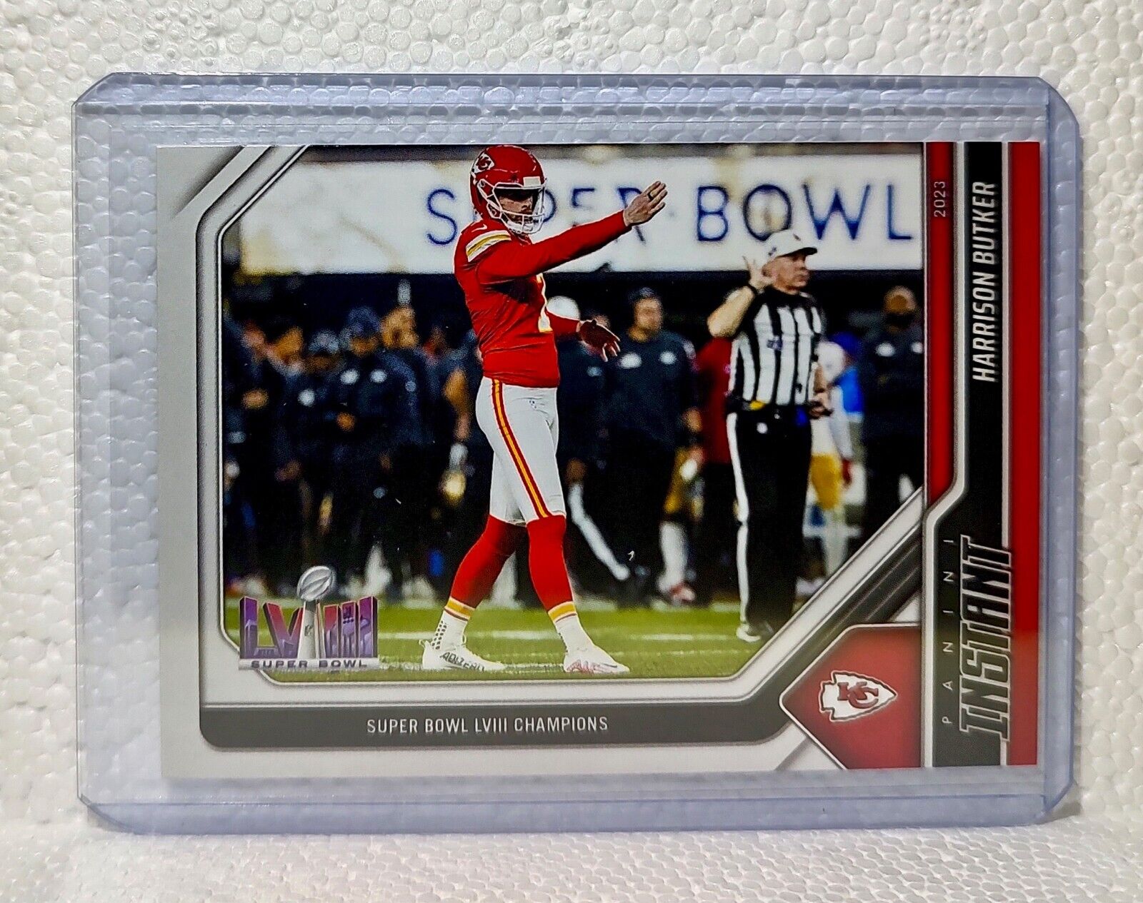 Harrison Butker 2023 Panini NFL Superbowl Champions #15 Card Kansas City Chiefs