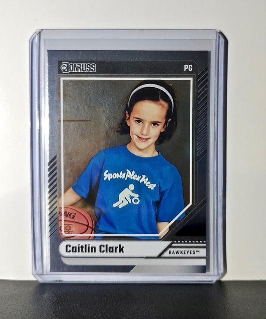 Caitlin Clark 2024 Silver Foil Panini Donruss #18 Basketball Card Iowa Hawkeyes