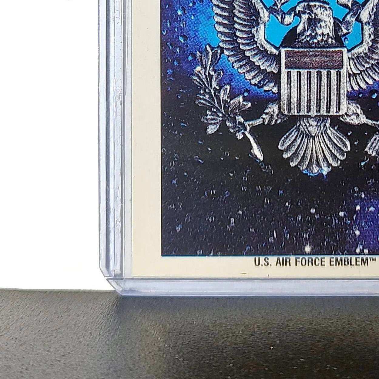 U.S. Air Force Emblem 1991 Topps Desert Storm #18 Sticker Card
