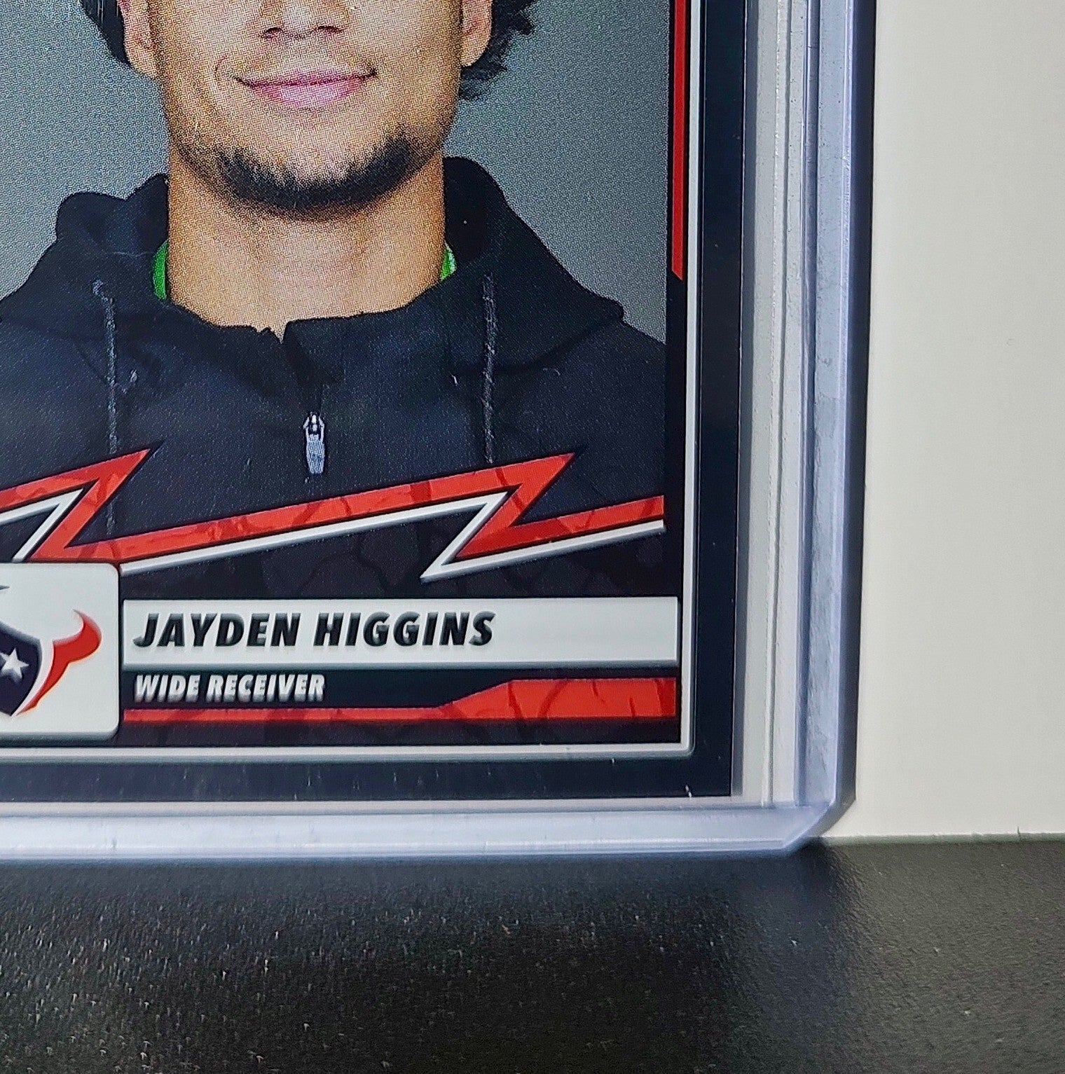 Jayden Higgins Rookie 2025 Panini NFL #82 Foil Sticker Card Houston Texans