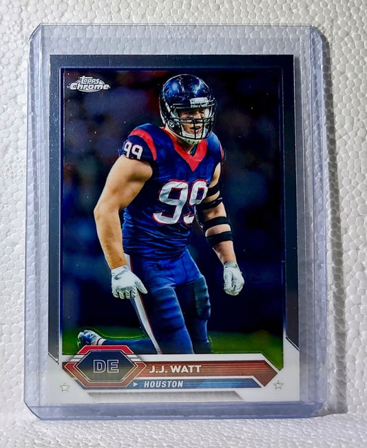 J.J. Watt 2023 Topps Chrome NFL #47 Composite Football Card Houston Texans