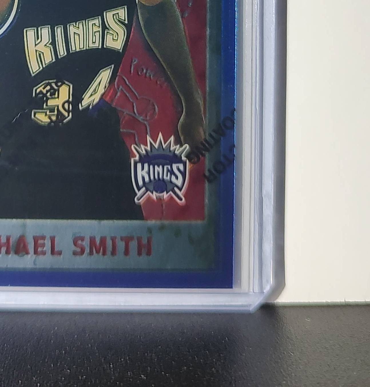Michael Smith 1995-96 Topps Finest NBA #191 Card Sacramento Kings