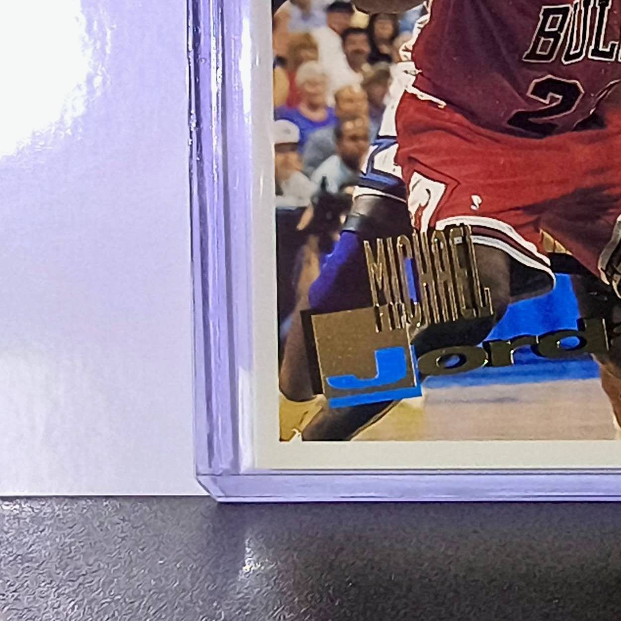 Michael Jordan 1995-96 Topps #277 Basketball Card Chicago Bulls