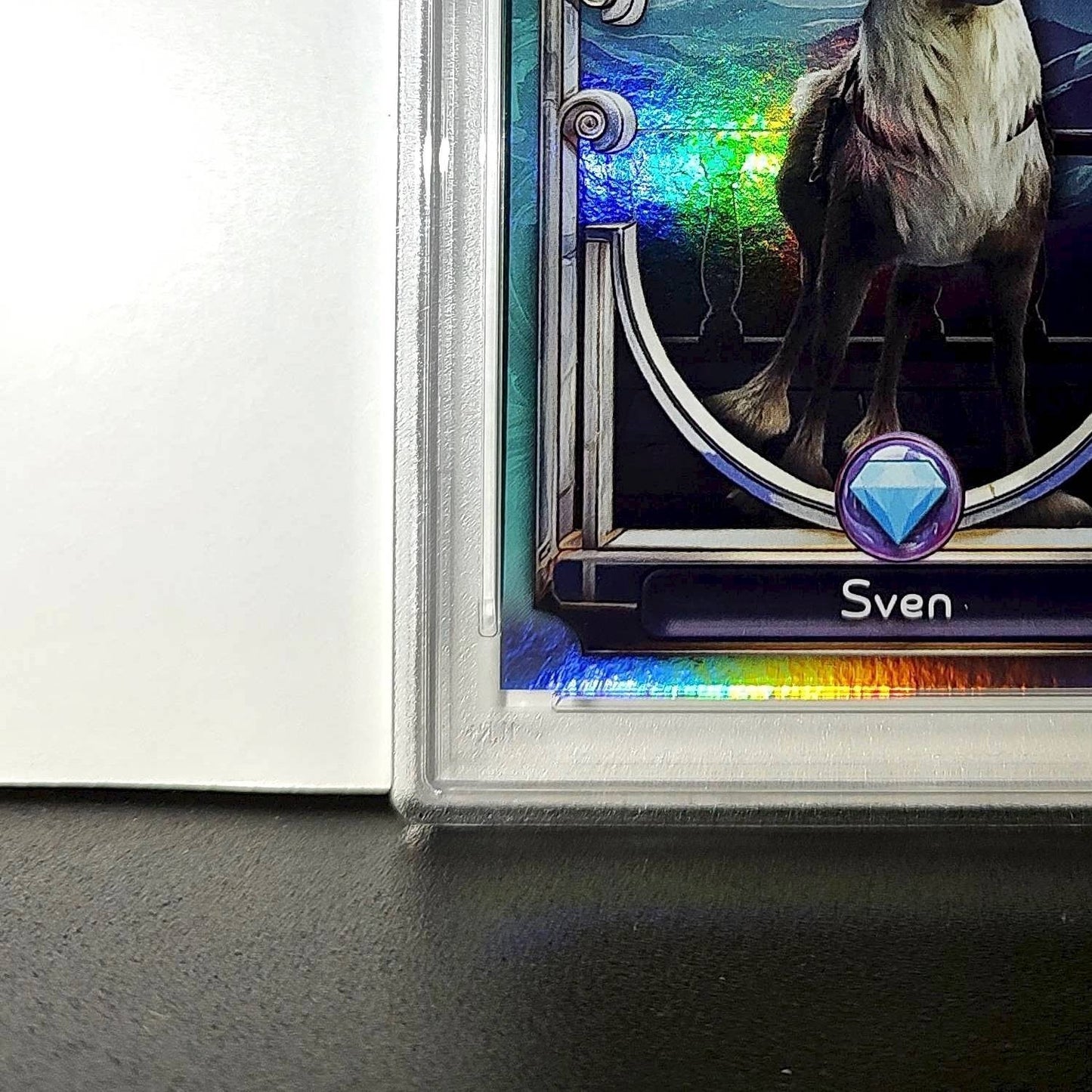 Sven 2025 Topps Disney Wonder #149 Diamond Card Frozen PSA 8