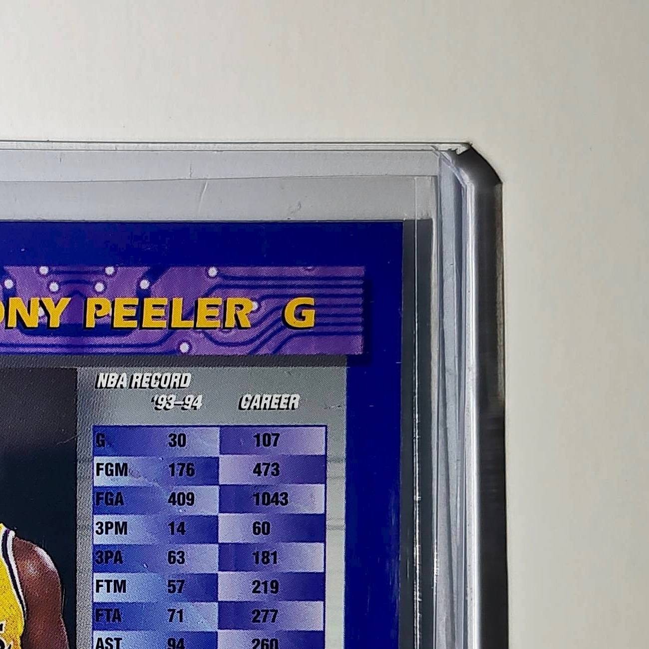 Anthony Peeler 1994-95 Topps Finest #304 Basketball Card