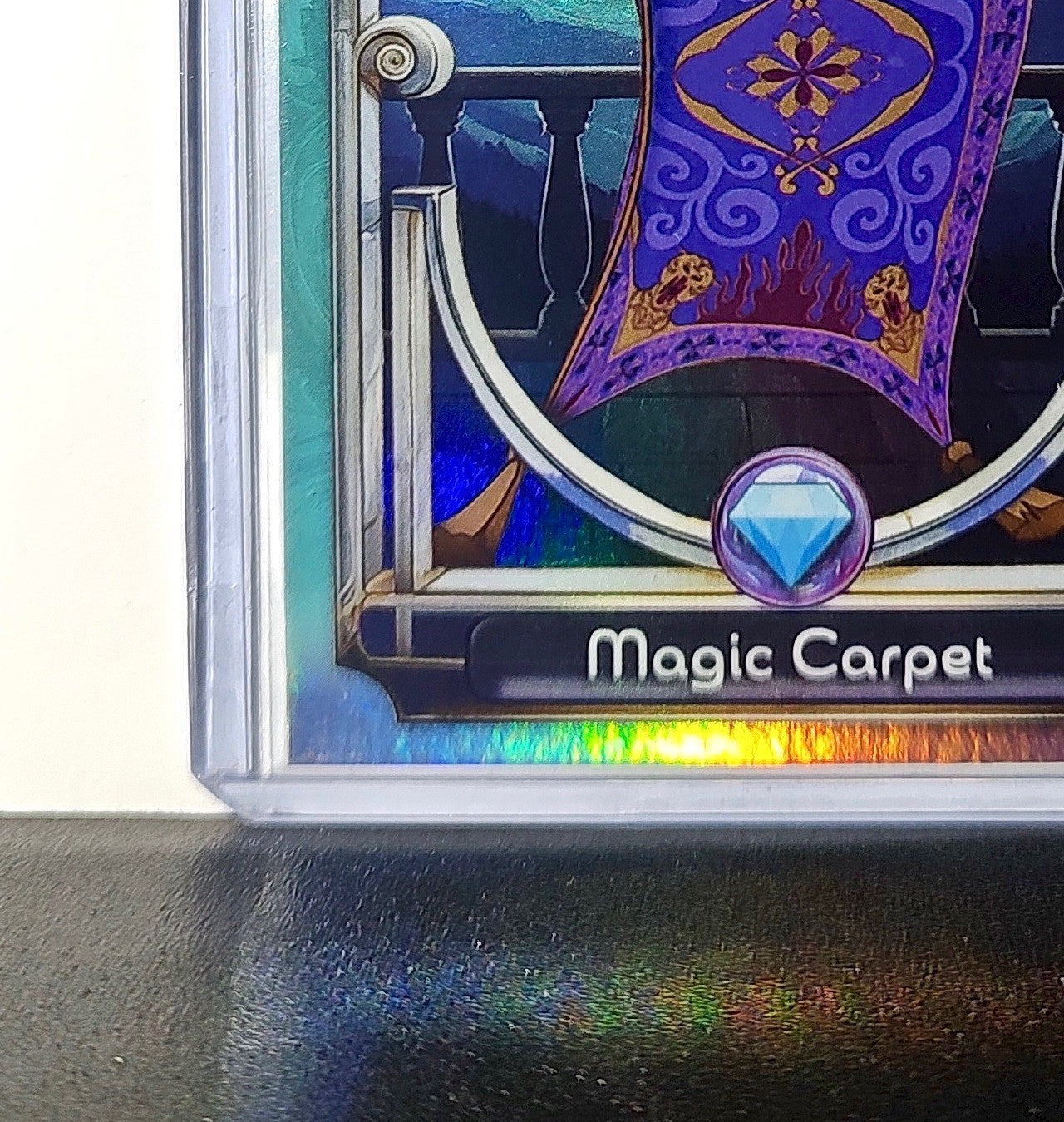 Magic Carpet 2025 Topps Disney Wonder #131 Diamond Card Aladdin