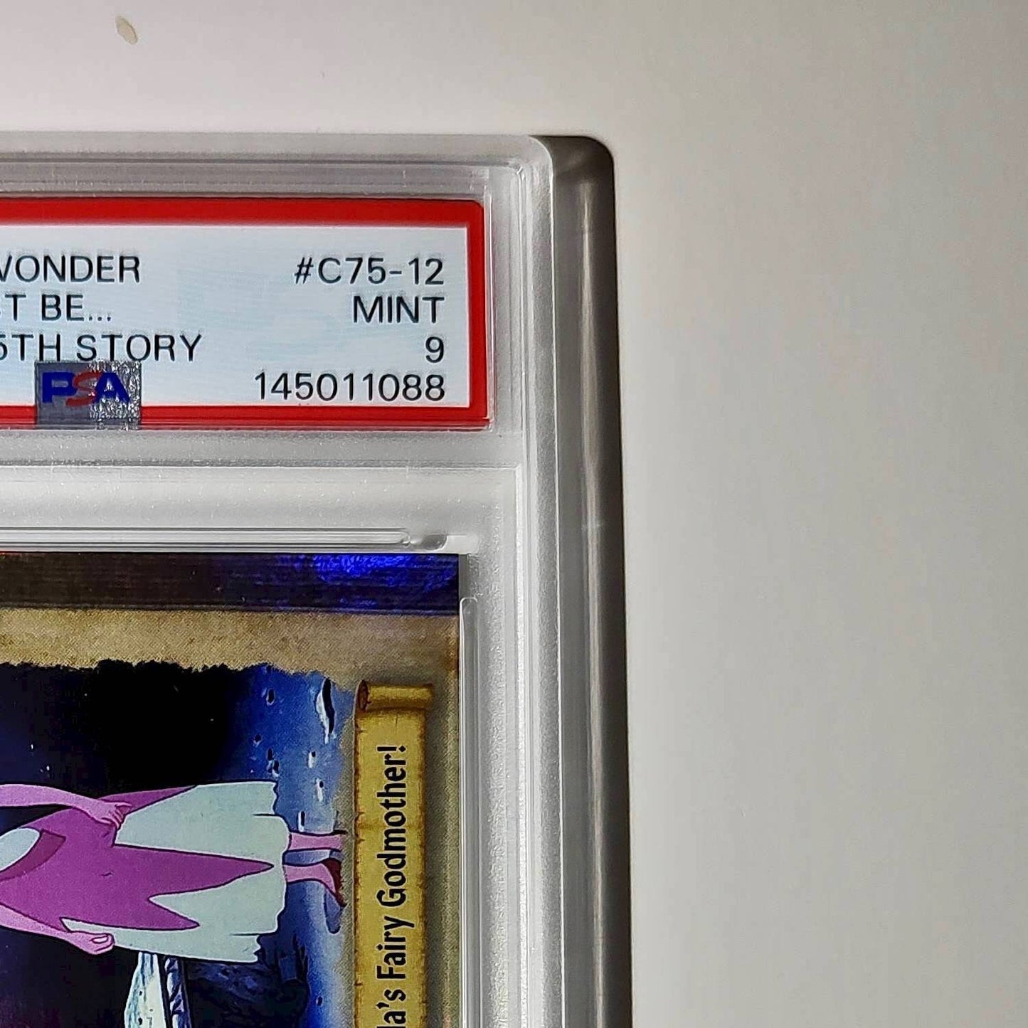 Why she must be… Cinderella's Fairy Godmother! 2025 Topps Disney #C75-12 PSA 9