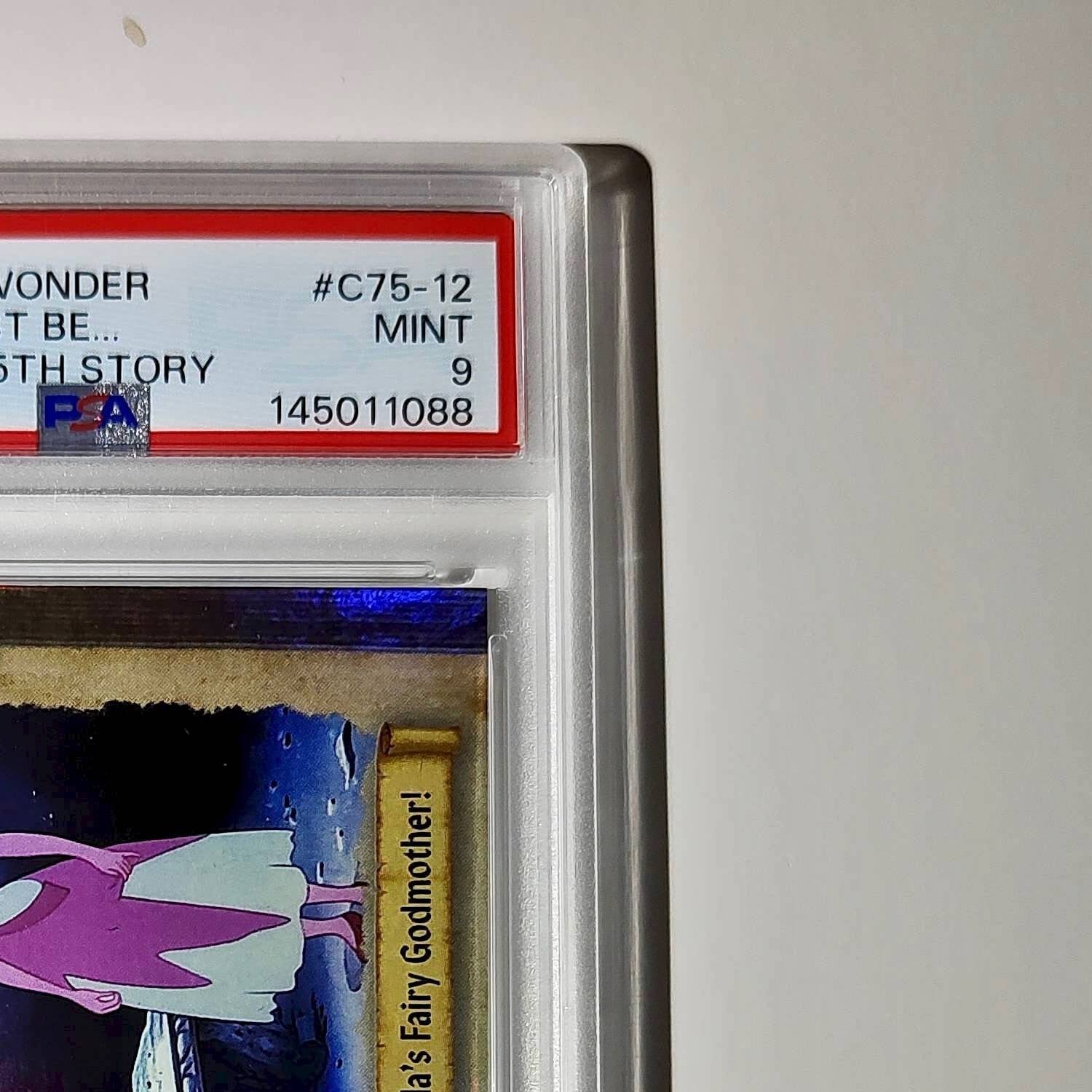 Why she must be… Cinderella's Fairy Godmother! 2025 Topps Disney #C75-12 PSA 9