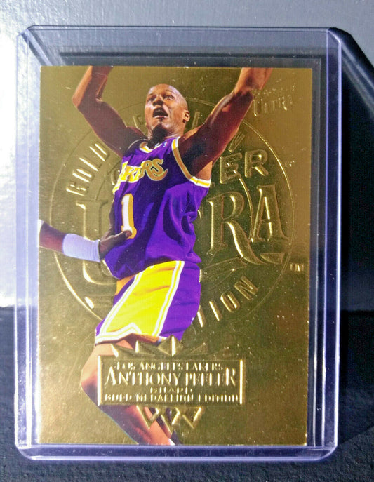 1995-96 Anthony Peeler Fleer Ultra Gold Medallion #90 Basketball Card