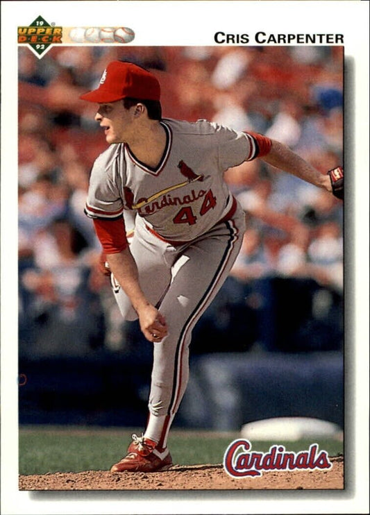 Cris Carpenter 1992 Upper Deck MLB #686 Baseball Card St. Louis Cardinals