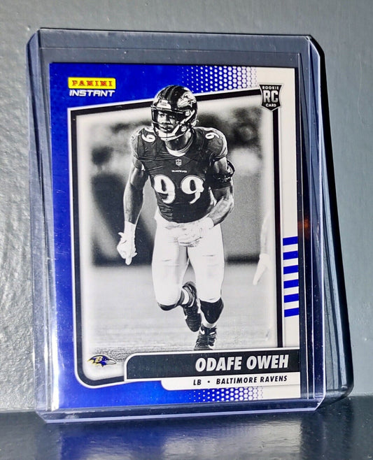 Odafa Oweh 2021 Panini NFL Black and White Rookies #39 Card 1/2728