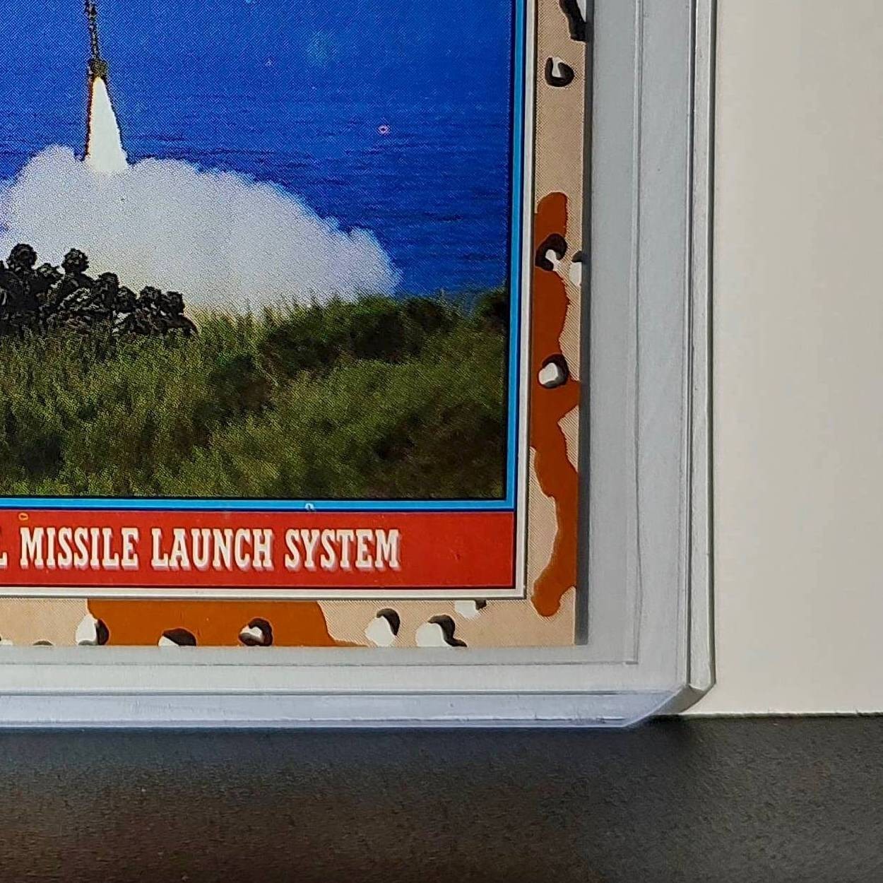 Chaparral Missile Launcher 1991 Topps Desert Storm #131 Card