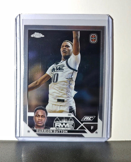 Darrion Sutton Rookie Card 2023-24 Topps Chrome Overtime #57 RWE
