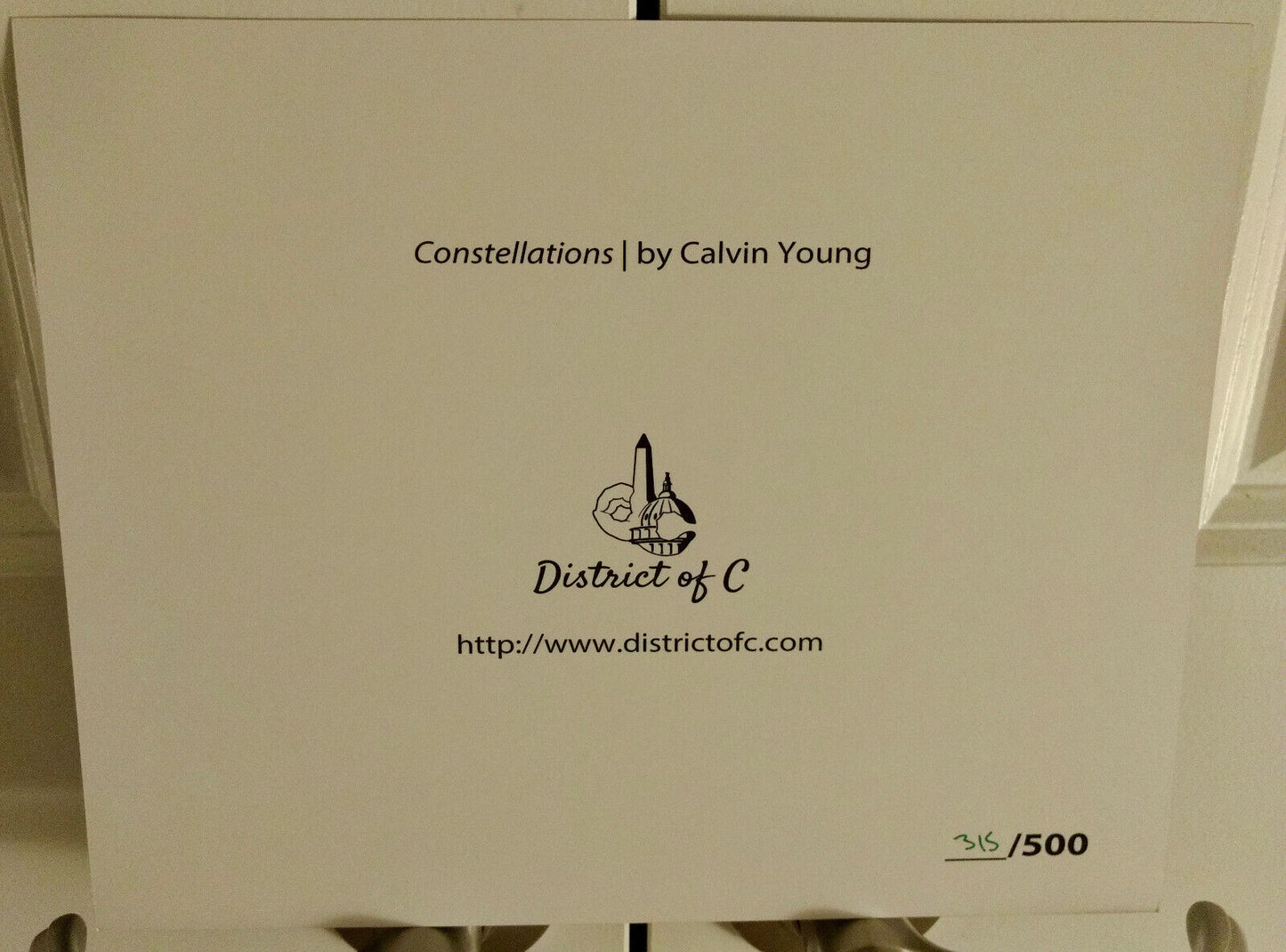 Constellations by Calvin Young - District of C Limited Edition Framed Art Print