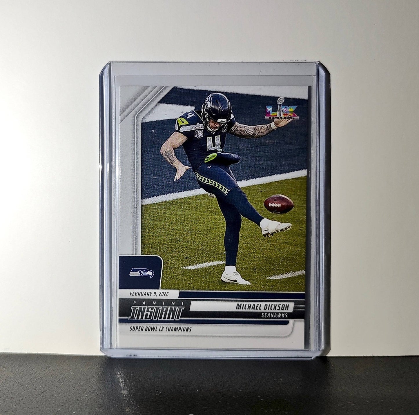 Michael Dickson 2026 Panini NFL Super Bowl LIX Champions #28 Seattle Seahawks