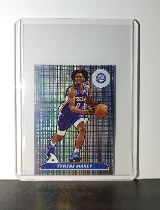 Tyrese Maxey 2024-25 Panini NBA #267 Sticker Card Philadelphia 76ers