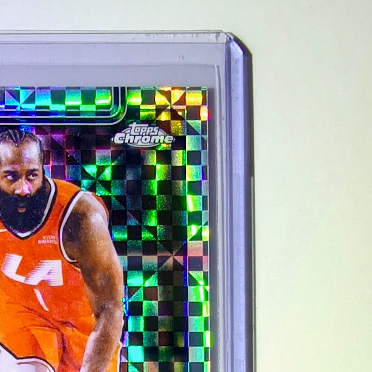 James Harden 2025-26 NBA Topps Chrome Update X-Fractor #33 Card Angeles Clippers