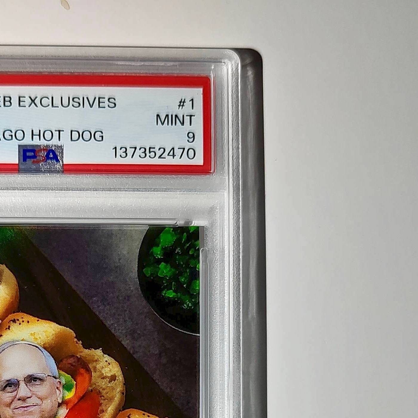 2025 Leaf Metal Pope Leo XIV 46/529 #1 Hot Dog Variant PSA 9 Mint