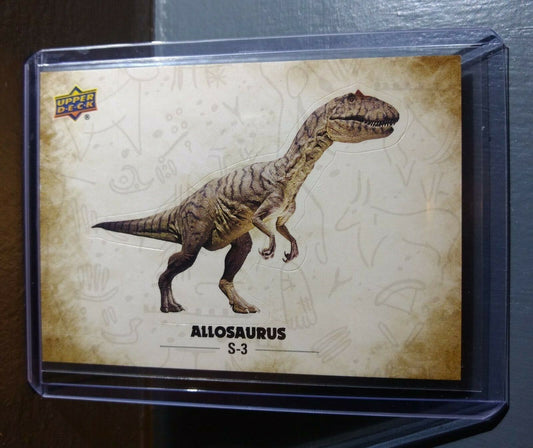 2015 Upper Deck Dinosaurs Allosaurus #S-3 Trading Sticker Card