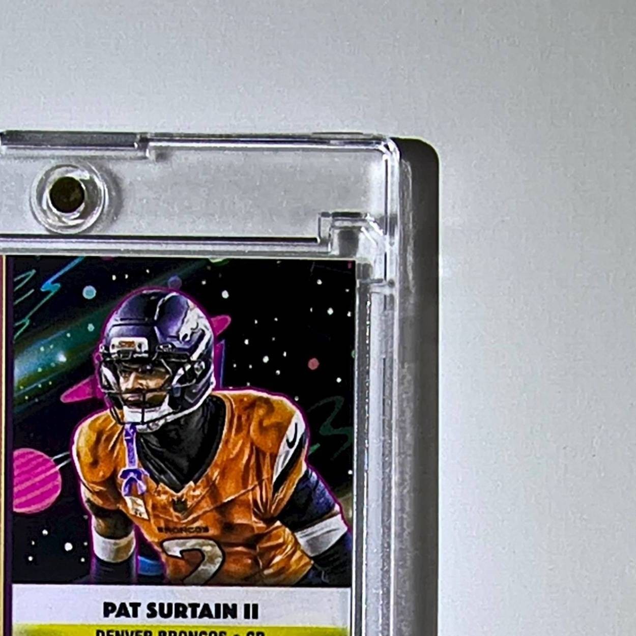 Pat Surtain II 2025 Topps Chrome Cosmic Nebula Refractor NFL #30 Denver Broncos