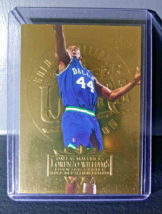 1995-96 Lorenzo Williams Fleer Ultra Gold Medallion #43 Basketball Card