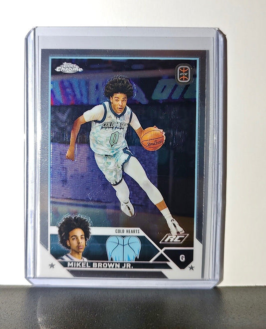 Mikel Brown Jr. Rookie Card 2023-24 Topps Chrome Overtime #74 Cold Hearts