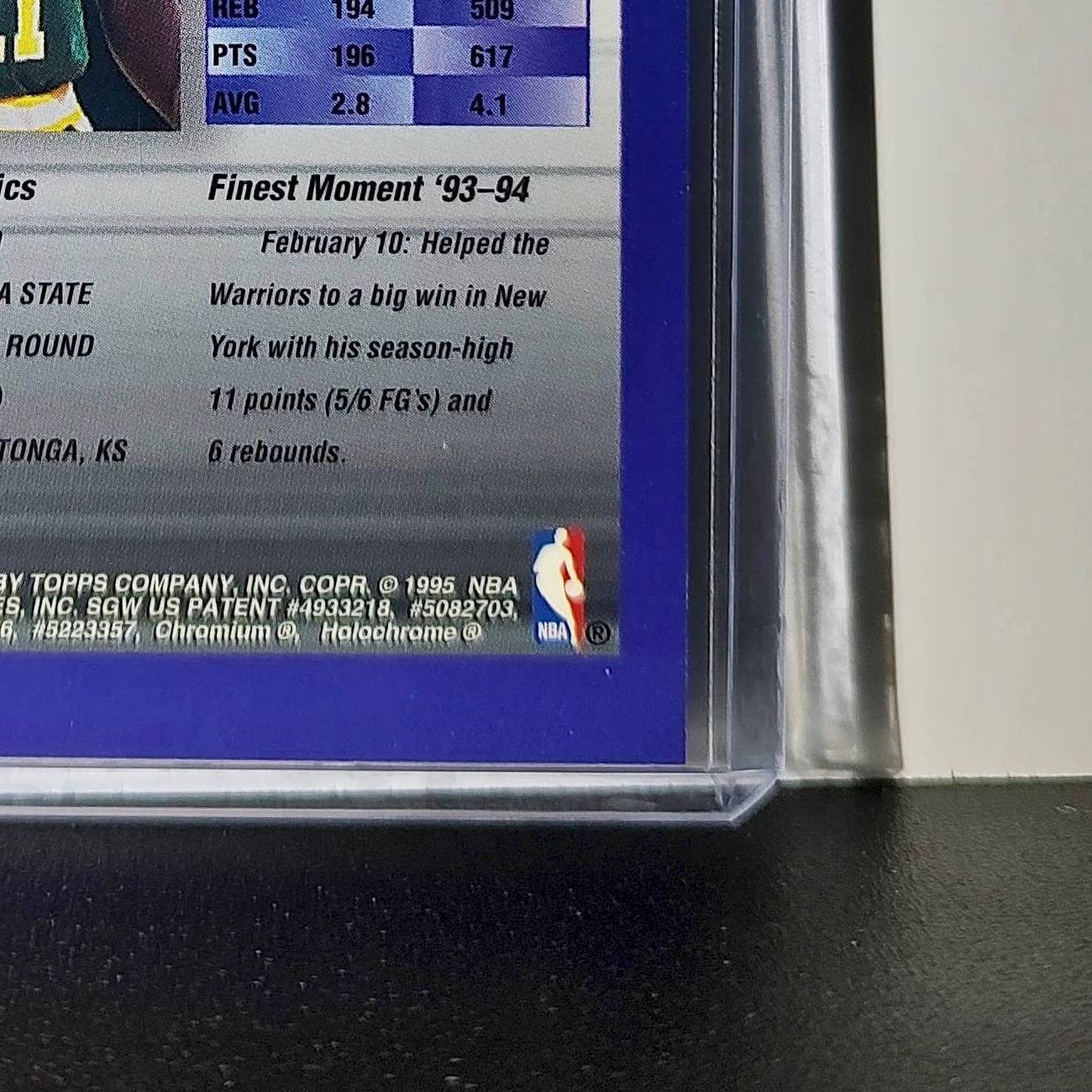 Byron Houston 1994-95 Topps Finest #177 Basketball Card