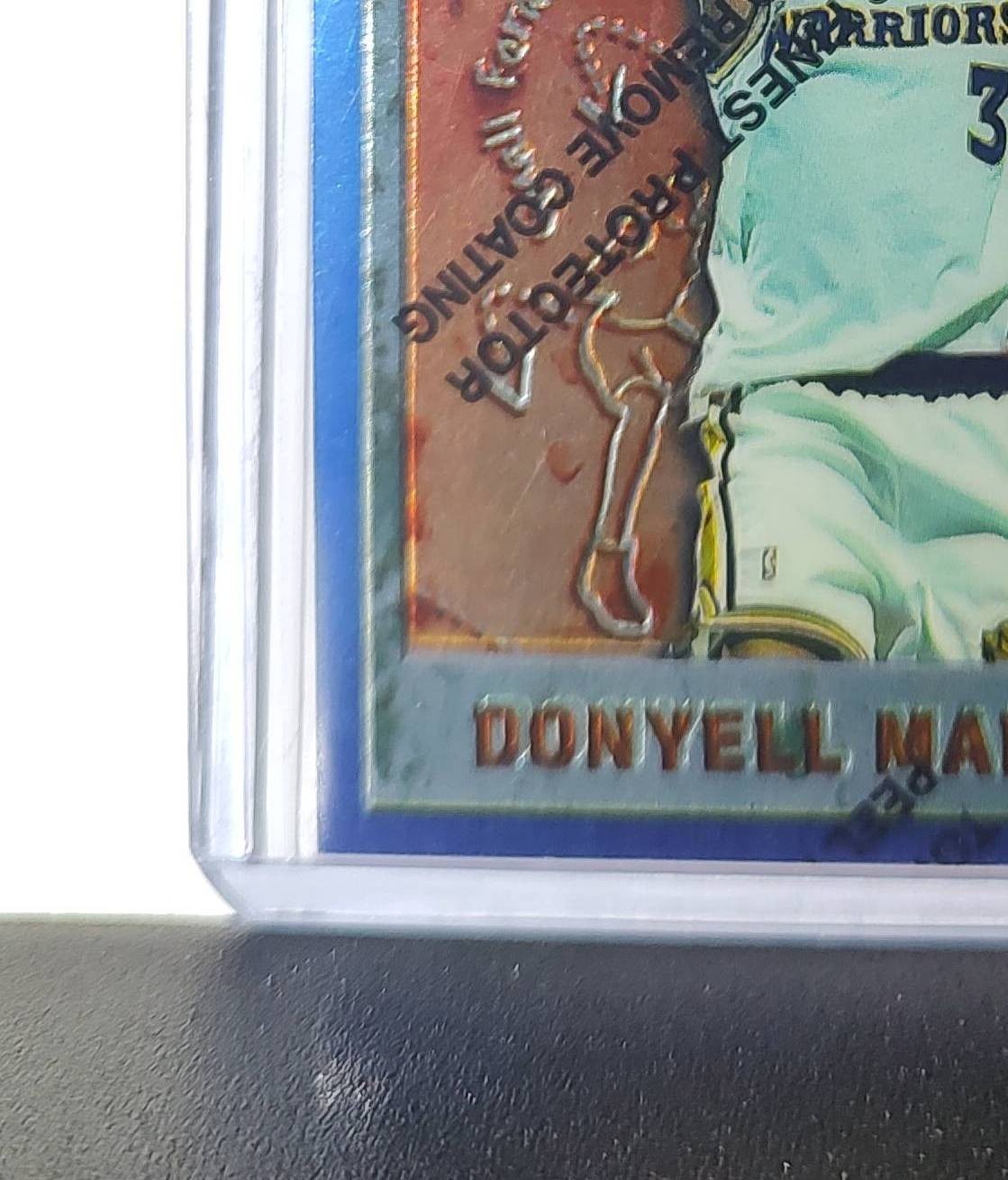 Donyell Marshall 1995-96 Topps Finest NBA #215 Card Warriors