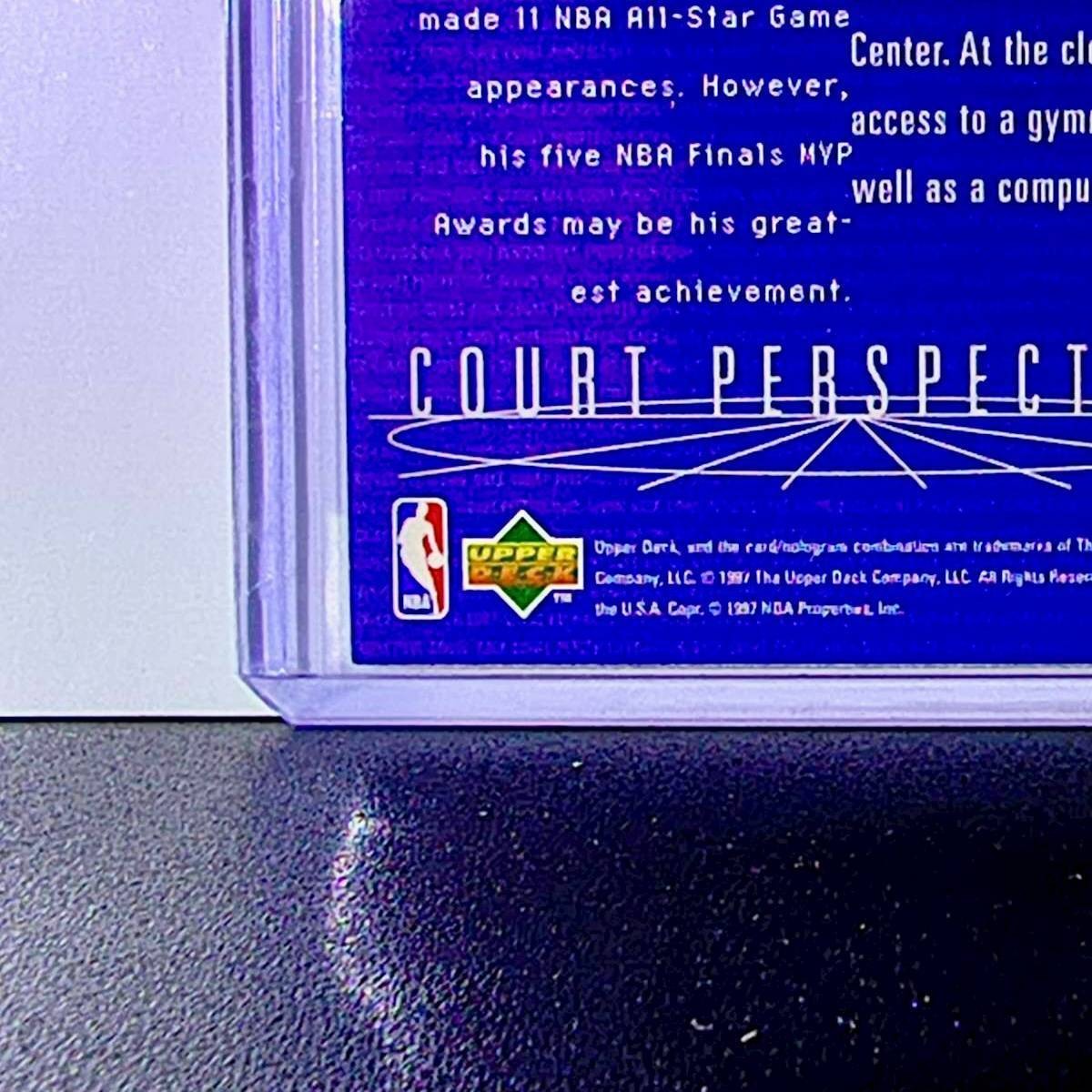 Michael Jordan 1997-98 Upper Deck Court Perspectives #165 Basketball Card Bulls