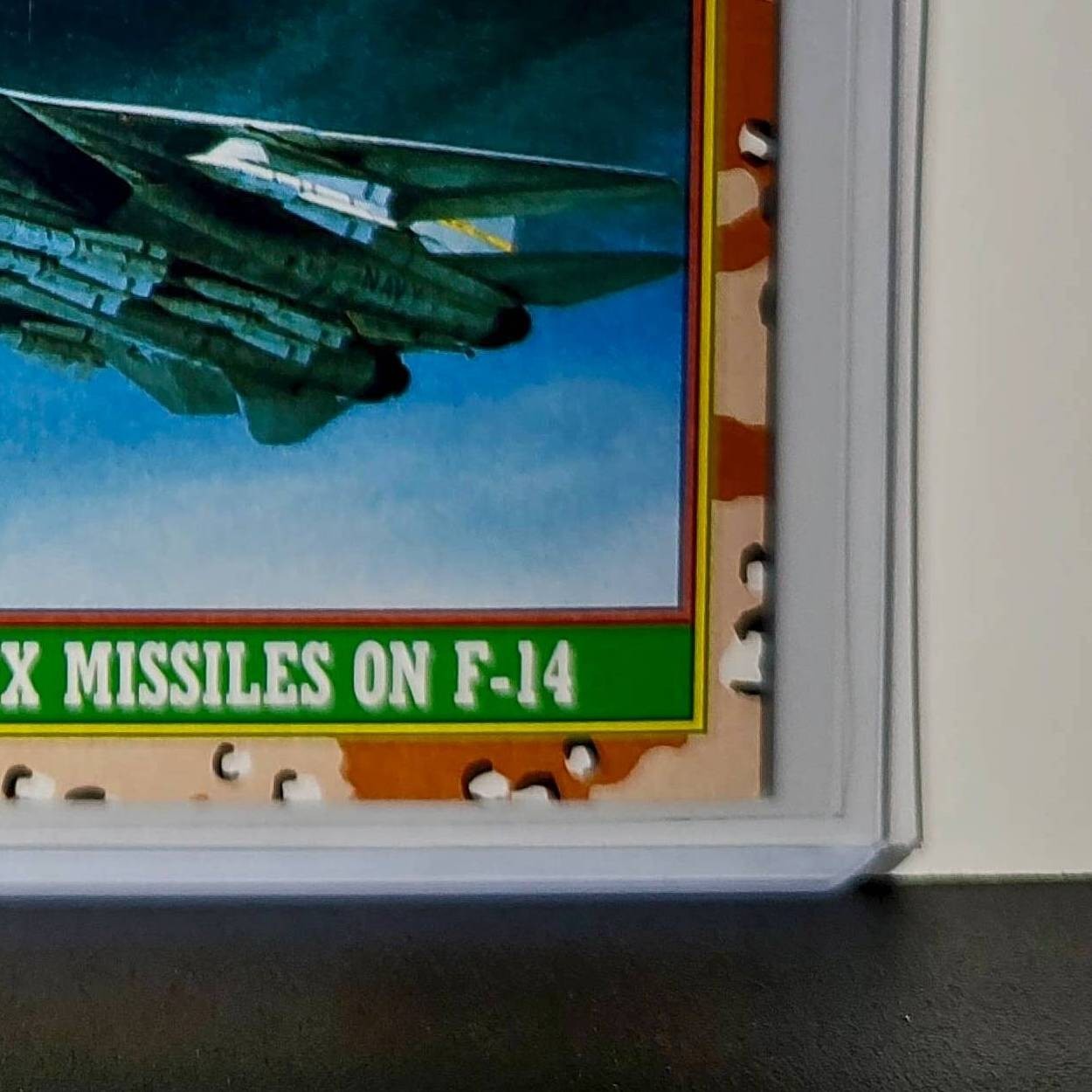 Phoenix Missiles on F-14 1991 Topps Desert Storm #23 Card