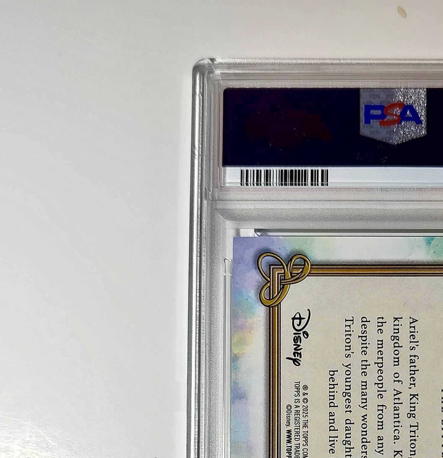 King Triton's Castle 2025 Topps Disney #C-6 Card The Little Mermaid PSA 9