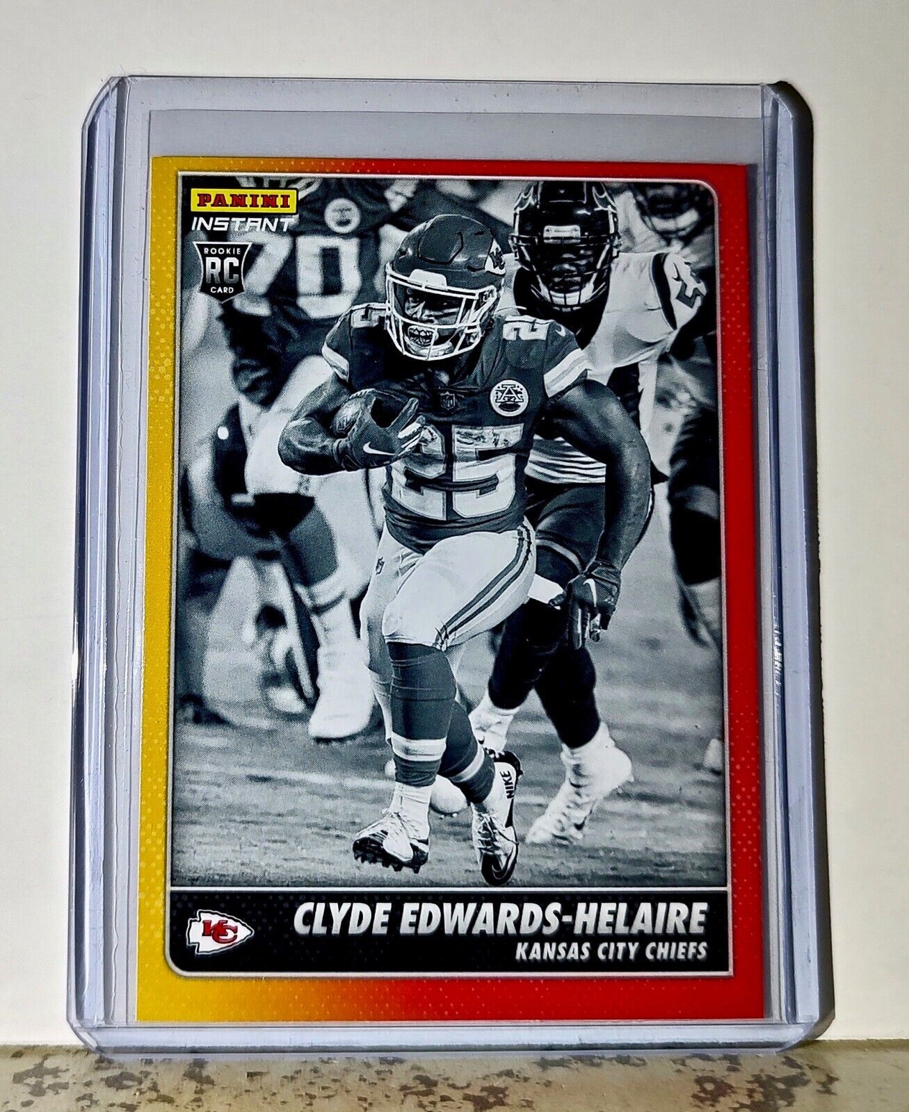 Clyde Edwards-Helaire 2020 Panini NFL #12 Black and White Rookies Card 1 of 518