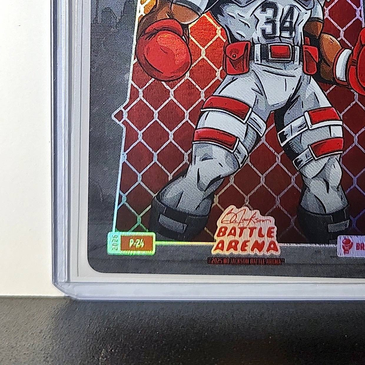 Bo Jackson 2026 Battle Arena #P-24 BOJAX PSA Magazine Football Card 140 Power
