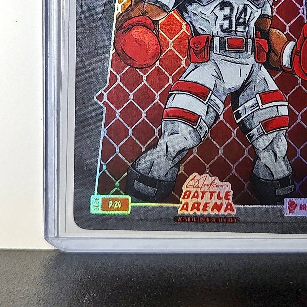 Bo Jackson 2026 Battle Arena #P-24 BOJAX PSA Magazine Football Card 140 Power