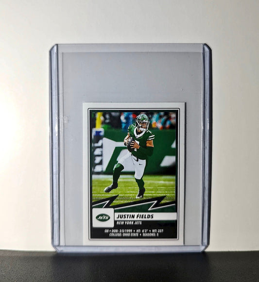 Justin Fields 2025 Panini NFL #88 Sticker New York Jets