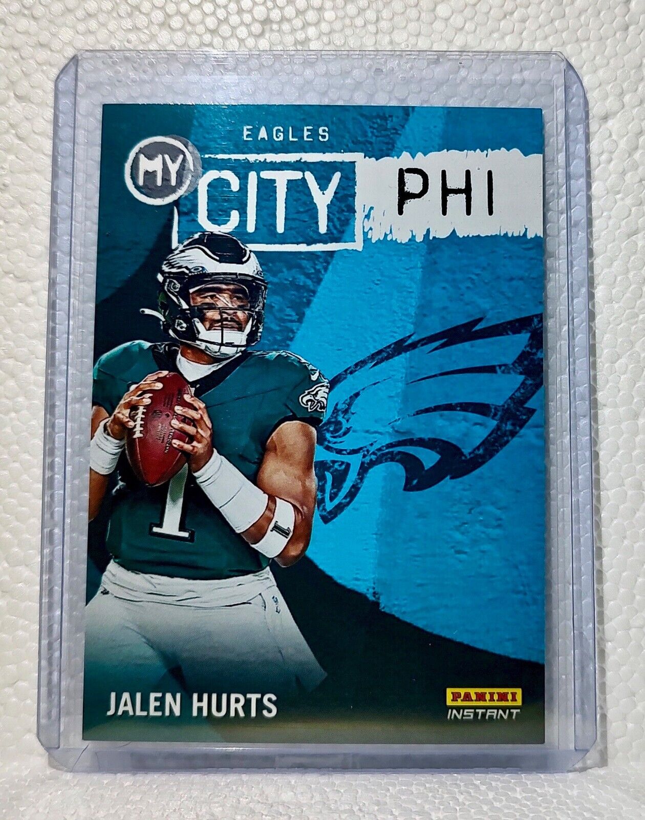 Jalen Hurts 2023 Panini NFL #19 My City Football Card Eagles 1/344