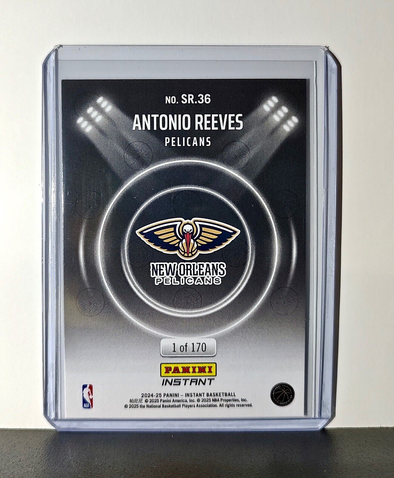 Antonio Reeves Rookie 2024-25 Panini Spotlight Rookies NBA #36 Pelicans 1 of 170