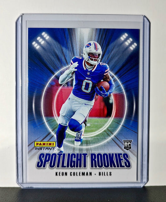 Keon Coleman Rookie 2024 Panini Spotlight Rookies NFL #21 Card Bills 1 of 1426