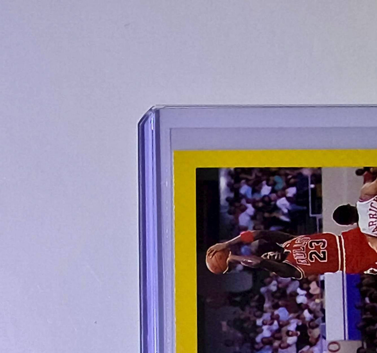 Michael Jordan Magic Johnson 1990-91 NBA Hoops Super Streaks #385 Card Bulls