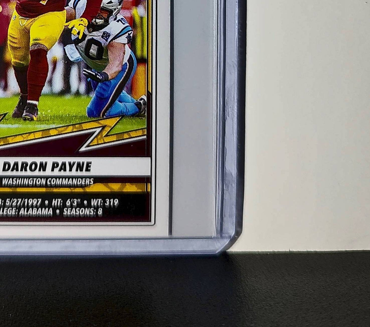 Daron Payne 2025 Panini NFL #351 Sticker Washington Commanders