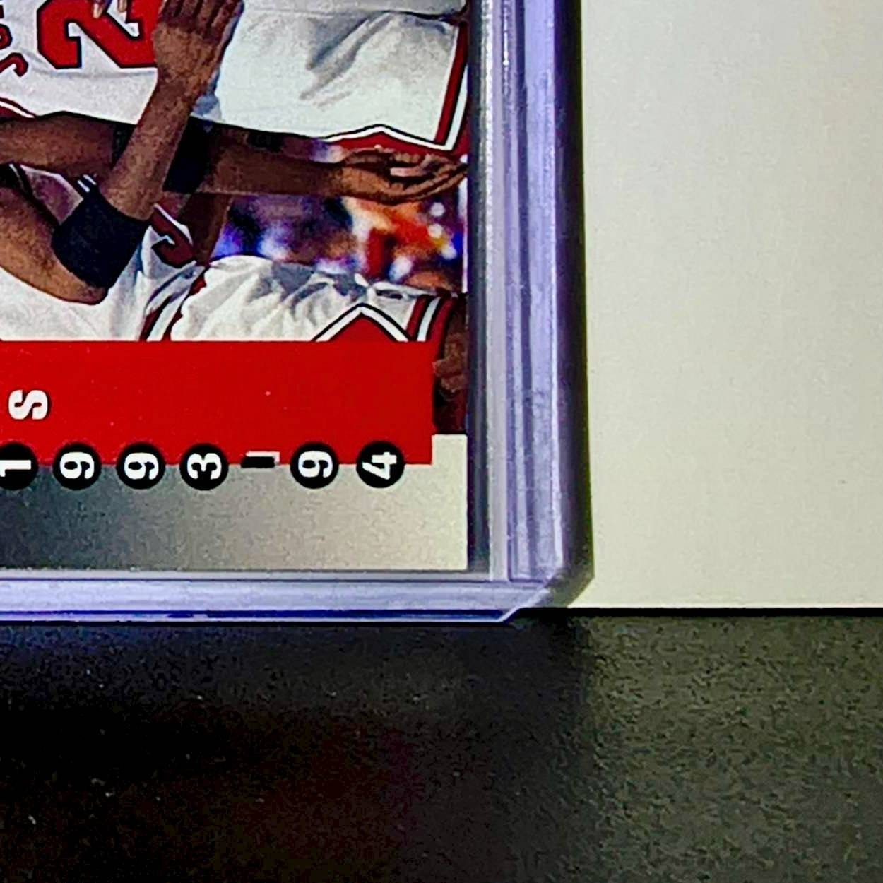 Michael Jordan 1993-94 Upper Deck Bulls Schedule #213 Basketball Card Bulls