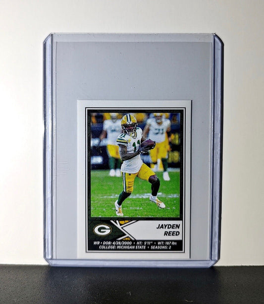 Jayden Reed 2024 Panini NFL Sticker #400 Green Bay Packers
