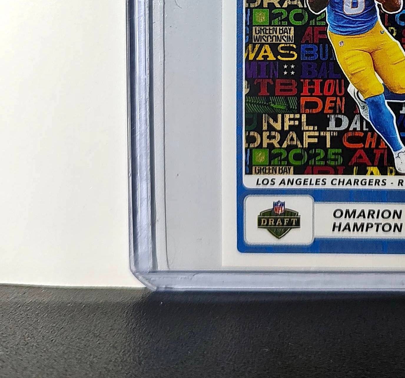 Omarion Hampton Rookie 2025 Panini NFL #557 Draft Sticker