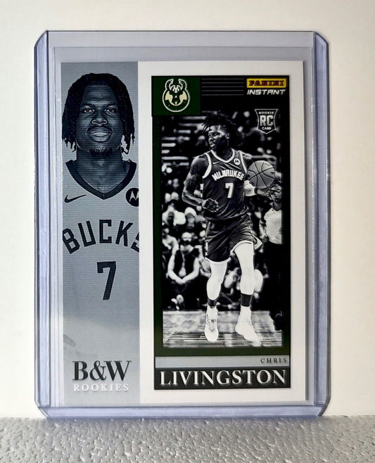 Chris Livingston 2023-24 Panini NBA #35 Black and White Rookies Card 1/326