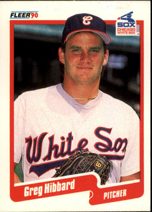 1990 Greg Hibbard Fleer Baseball Card #534