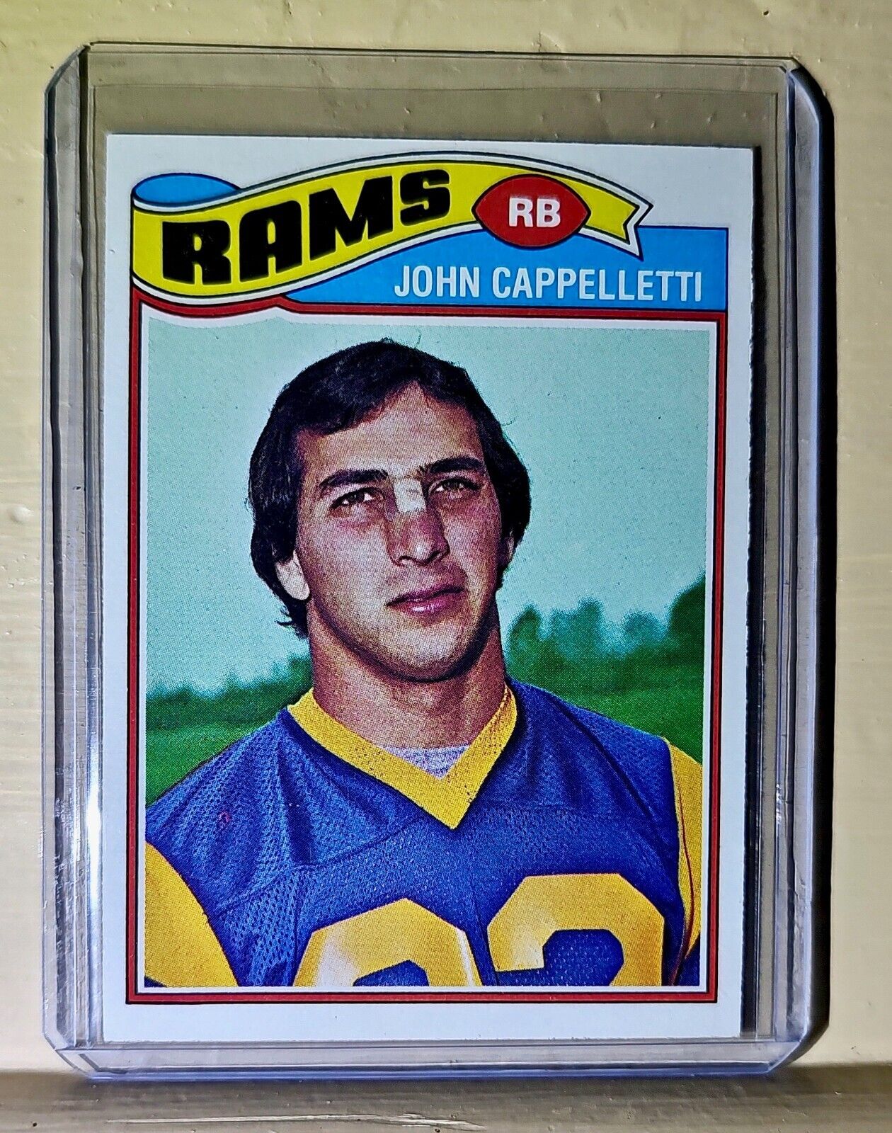 John Cappelletti 1977 Topps Football #108 NFL Card Los Angeles Rams