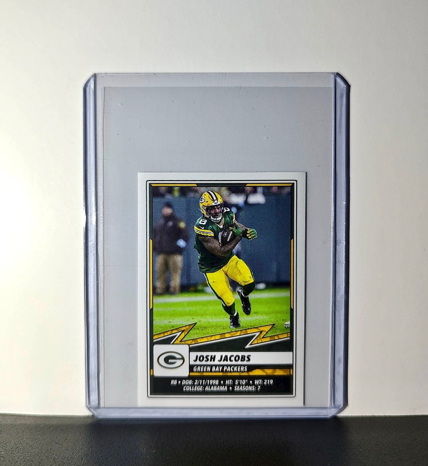 Josh Jacobs 2025 Panini NFL #393 Sticker Green Bay Packers